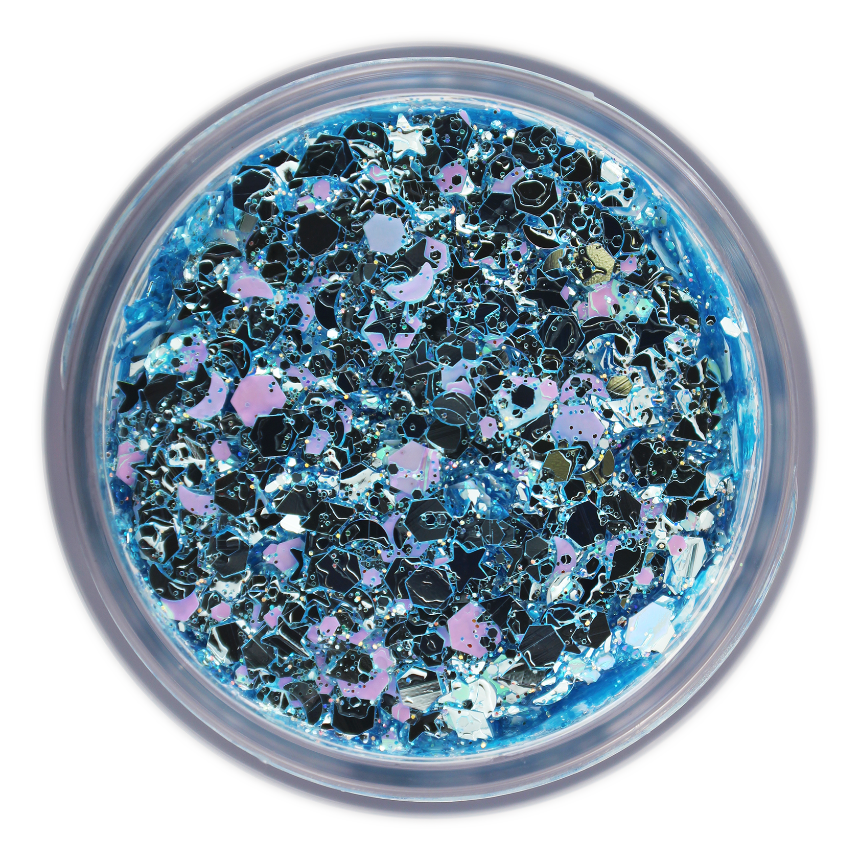 6-Color Blue Stacked Jar