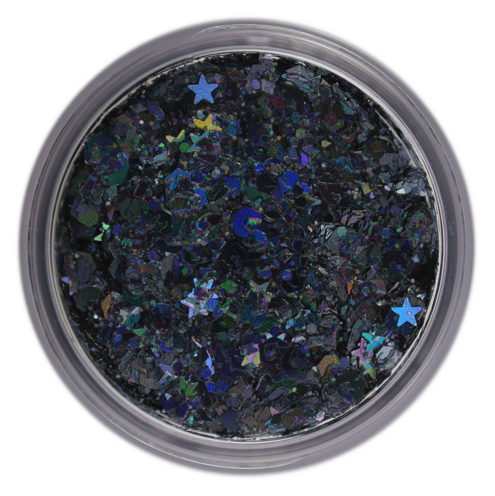 6-Color Black Stacked Jar