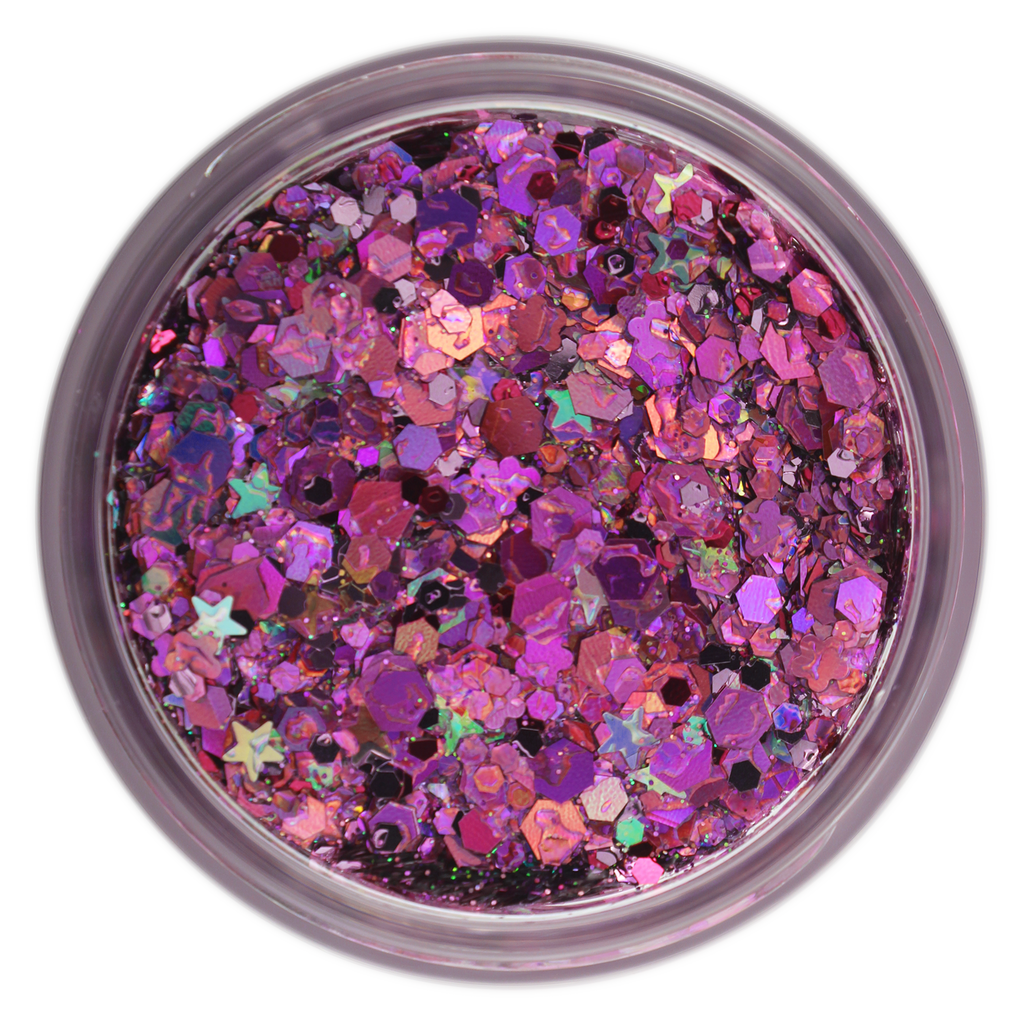 Pink Unicorn Glitter Shapes  Festival Glitter – Pretty Girl Cosmetics