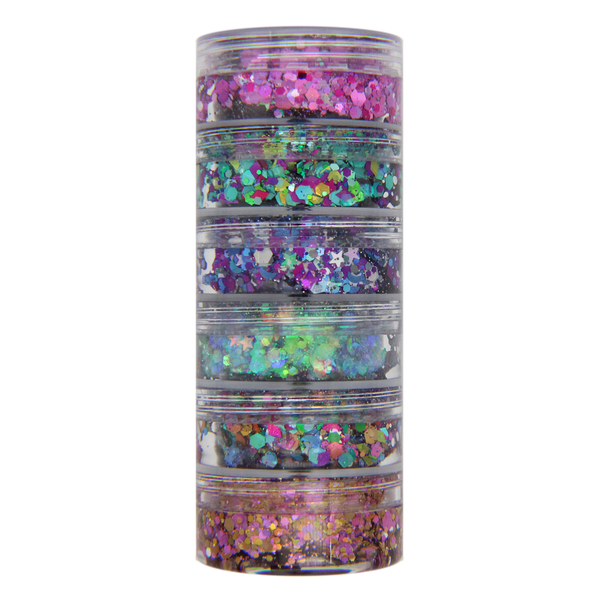 6-Color Stacked Jar (B)