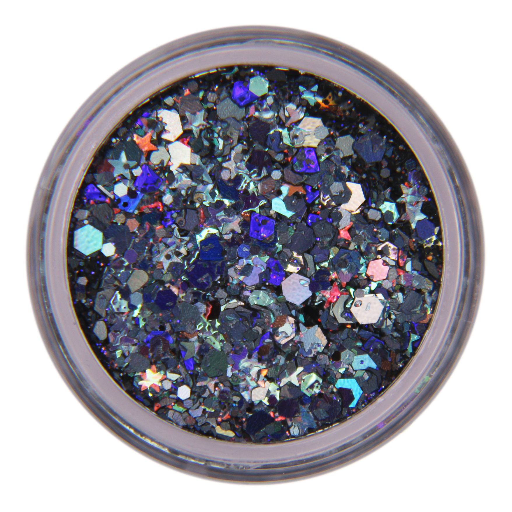 6-Color Black Stacked Jar